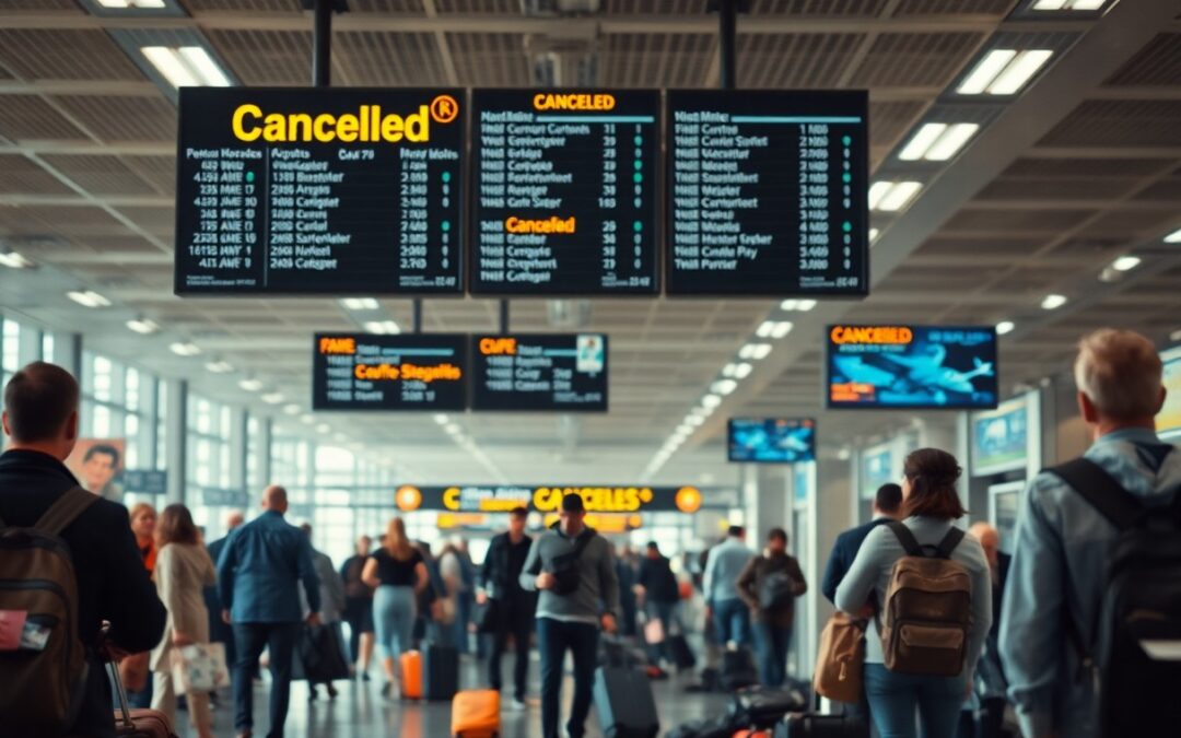 What to Do When Your Flight Gets Cancelled Last Minute